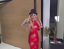 Asian Blonde With Tattoos Is Celebrating The Lunar New Year