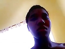 Hot Haitian Babe On Skype