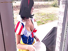 Snow White Cosplay - Sperm And Dong For Hanna Secretly Watching