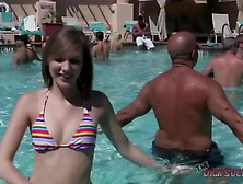 I'm 19Yo... So Horny By The Pool - Megan Smalls