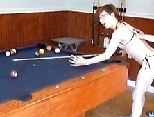 Lesbian Pool Masturbation