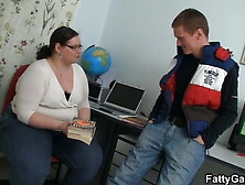 Bbw Seduces Her Student Into Sex