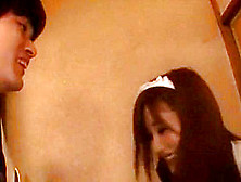 Exotic Japanese Girl Chika Eiro In Horny Stockings,  Maid Jav Clip