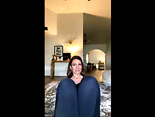 Beautiful amateur MILF exposing her sensitive mature feet and toes