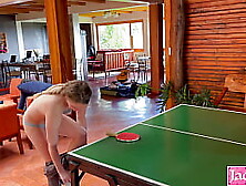 Stepsister Lost A Game Of Ping Pong So Poked Her On Table