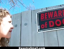 Exxxtrasmall - Caged Teen Screws A Large Rod