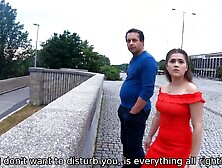 Cute girl with short hair is taking on a massive penis