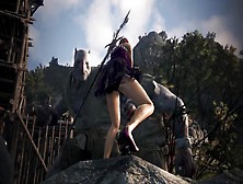 Black Desert Online: Dark Knight Punch Ryona