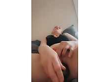 Blackmail Slut Uses Cucumber Like A Good Whore