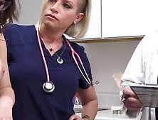 Kinky Nurse Kyla Keys Eases The Patient Leana Lovings Into Fucking The Pervy Doctor