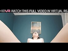 Alluring Brunette Alisa Harakova Satisfies Her Ravenous Genitalia With A Humongous Dildo In Vr.