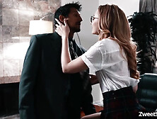 Alexa Grace And Alexa Babe - College Babe Bangs With Horny School Dean (18+)