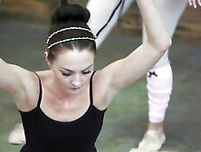 Sexy Jenna J Ross gets bounded and gagged by two lesbian babes