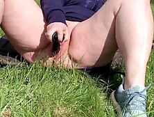PUBLIC SQUIRTS: Hot Wife Nika Gets HORNY on a Walk and MASTURBATES - EXHIBITIONIST Real Orgasms