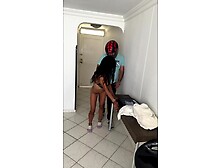 delivery guy lets himself be enticed and I give him my booty