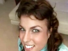 Beatiful Teen Sucking Dick and Licking Balls