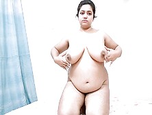 Asian Bbw Girl Showing Big Boobs