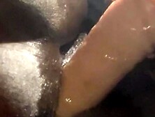 Thick Ebony Black cums on vibrator - Chai Love