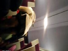 Upskirt Girl In The Train