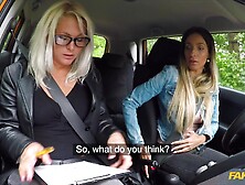 Fake Driving School - Learner Licks Wet Pussy For License 1 - Kathy Anderson
