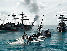 2 pirates fucked sailors after the shipwreck