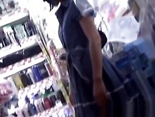 Spied on asian cutie rub