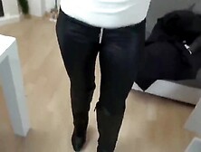 Sexually Excited German golden-haired wife gets screwed in all holes