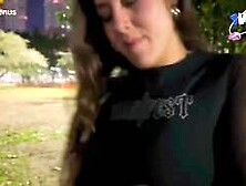 Public fuck-fest in Parque Las Heras with LuenOk, extraordinary blow and