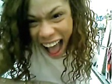 no panties walking around walmart flashing and upskirting for webcam