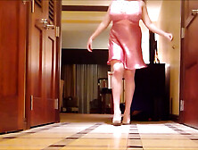 Walking,  Teasing and Squirting in Heels