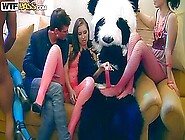 Raunchy Costume College Sex Party,  4 With Margo T. ,  Alisha Lera And Cosette Ibarra