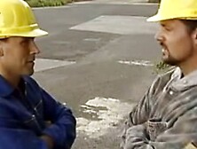 German Mom fucked by two Construction Workers