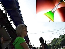 The thrilling upskirt (fake) scenes featuring erotic panty