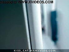 DAY 6 - Stuck in wardrobe Step mommy gets surprise sex Step son in doggy position with creampie