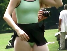 girl Ballerinas Practicing in the Park
