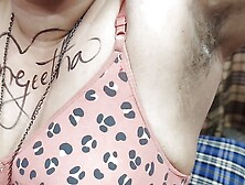 Pranavi getting hot rubbing her wet pussy with hot Telugu audio