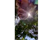 Teen Sister with Big Bouncy Tits Fucks Outdoors