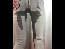 Smoking and Suck my High Heels play with shoe and wetting my Jeans