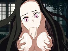 Nezuko Gives An Irresistible Blowjob (Demon Slayer Hentai)