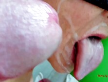 Best facefuck deepthroat with giant facial.