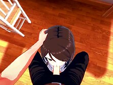 Mika gets a point of view facial before getting plowed doggy style -