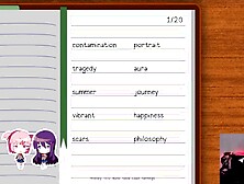 Doki Doki Literature Club! pt.  13 Writing a Festival poem.  What’s wrong with Sayori? and Monika?