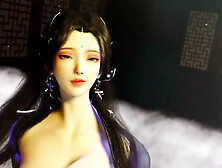 3D Huge Boobs Stripper Teasing the Big Cock to Fuck Her Wet Pussy