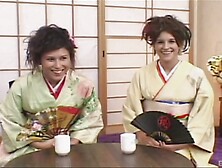 Sexy Chick In Kimono Likes Rough Group Sex More Than Anything Else