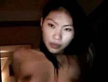 Asian girlfriend in POV sex