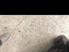 Spank that milf ass on the street several times