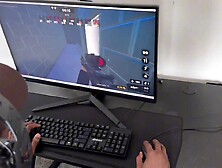 Sucking my step-bro Wang During the time that This guy Plays Videogames