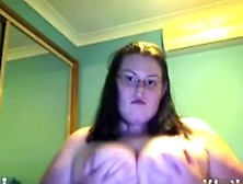 Large Marvelous Woman College Cutie From Uk Is Happy To Show Off Her Juggs On Web Camera