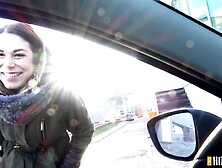 Crazy outdoor public sex with a skinny brunette Jessica Bell