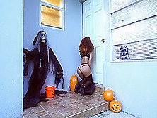 Halloween Glory Hole For Black Hottie